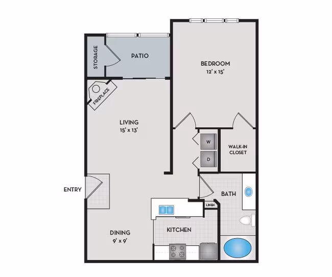 Cascades - A1 Income Restricted M1093 floor plan